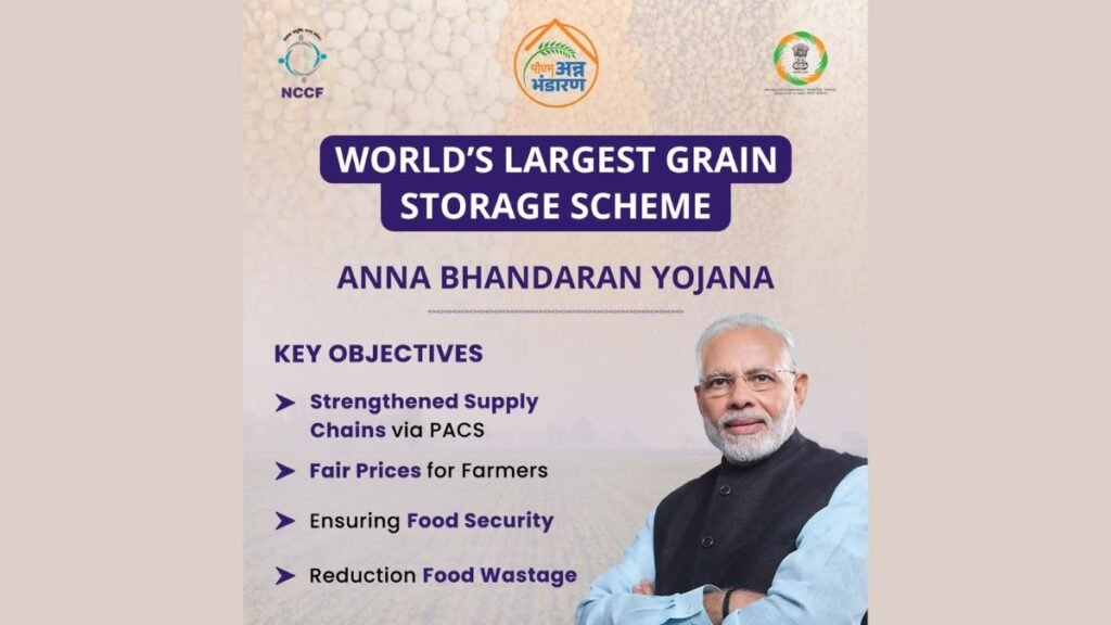 Shri Narendra Modi Inaugurated World’s Largest Grain Storage Scheme 'Anna Bhandaran Yojana' in New Delhi - PNN Digital Shri Narendra Modi Inaugurated World’s Largest Grain Storage Scheme 'Anna Bhandaran Yojana' in New Delhi - PNN Digital